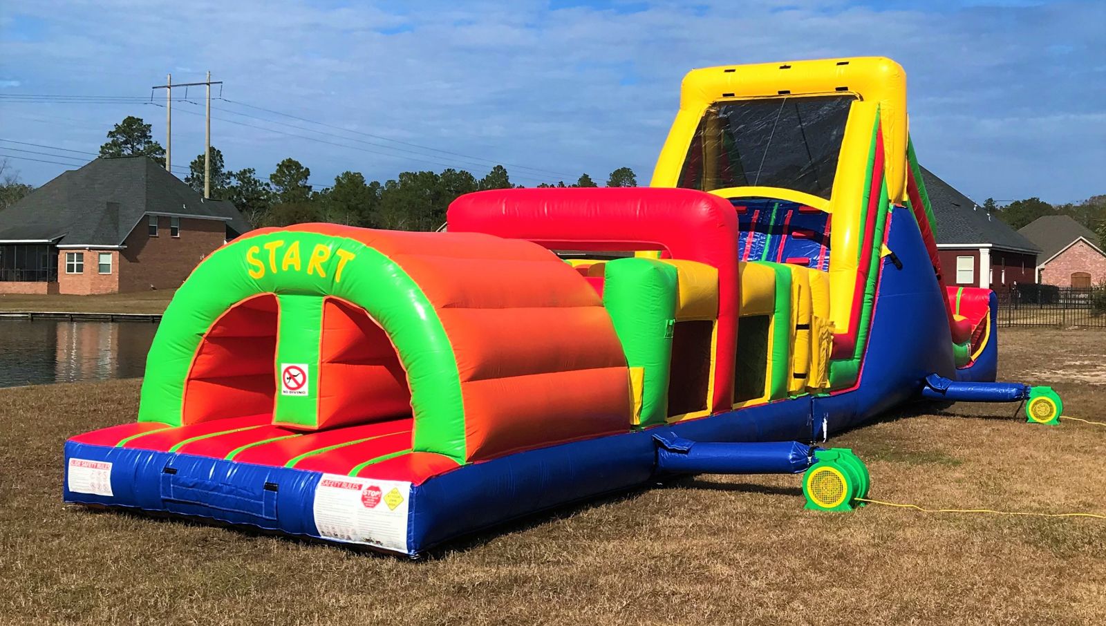 Inflatable Obstacle Course Rental Mobile Alabama Saraland AL