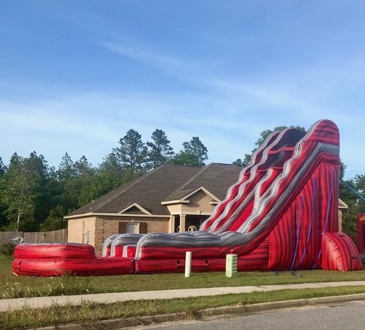 Double Lane Inflatable Slide Rental