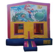 Mario Pink Bounce House