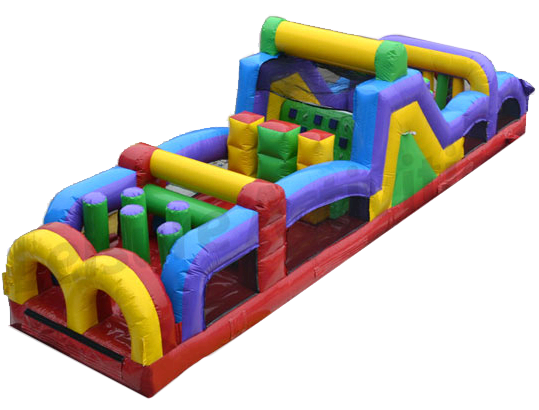 40ft Inflatable Obstacle Course (Double Lane)