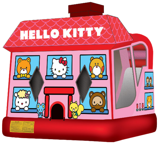 Hello Kitty Combo Bounce House (Wet)