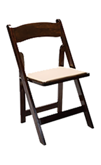 Fruitwood Chair with Tan Pad