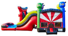 Ninja Bounce House and Slide 6 in 1 Fortress (Wet)