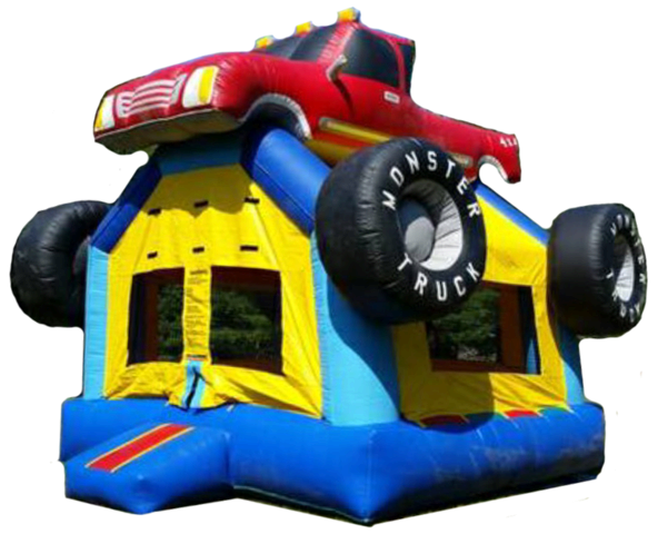 Mega Monster Truck Moon Bounce