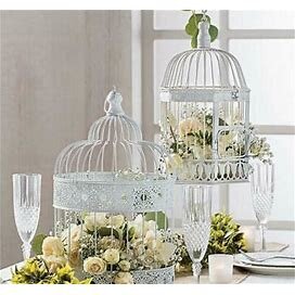 Small Metal White Bird Cages