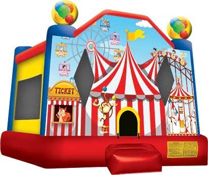 Carnival & Circus Bouncer House - Delivery/Pickup Included (SC005)