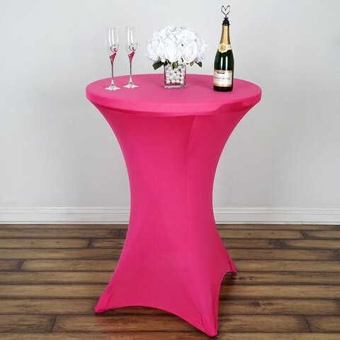 Fuchsia Fitted Tablecloths