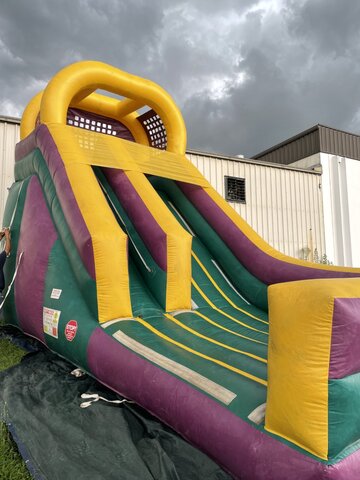 The Purple & Yellow Water Slide - Delivery/Pickup Included (SC023)