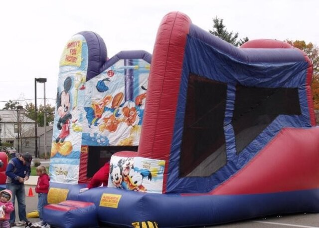 Mickey's Fun Factory Bounce House & Slide Combo