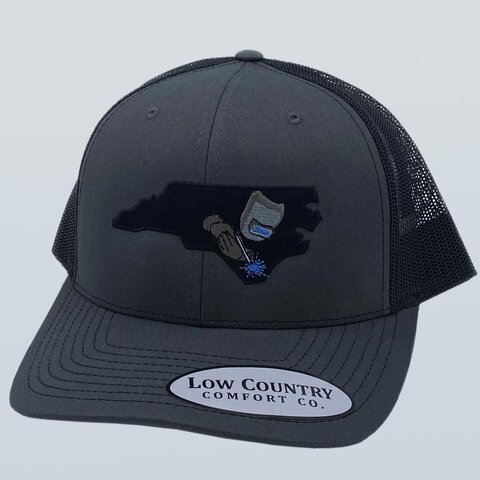 North Carolina Welder Charcoal/Black Hat