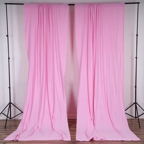 Pink Drapes (Pipe n Drape Stand, Backdrop)
