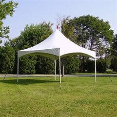 15' x 15' White Top Pole Tent