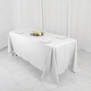 72x120 White Tablecloth