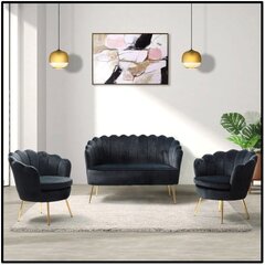 Black Velvet Event Furniture Set