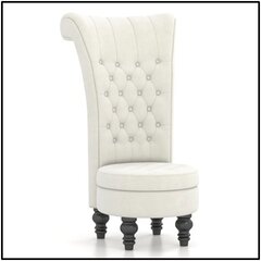 Beige/Tan Velvet chair 