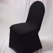 Black Chair Covers (Stretch)