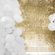 Gold Square Sequin Wall Backdrop Panels, Shimmer Backdrop 12