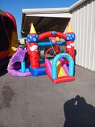 Little Purple Dragon Bounce with Slide (3yrs old age limit)