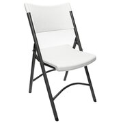 White Contour Folding Chair