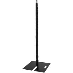 Black 10ft Spandex Upright Pole Cover- Pipe Stand