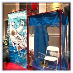 Indoor / Outdoor Large Dunking Booth with Polar Bear Target