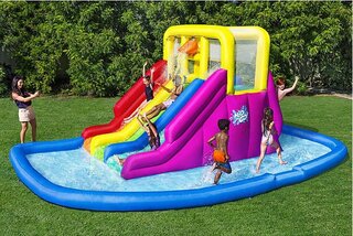 Triple Splash Inflatable Water Park 
