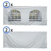20x20 Tent Sides with windows & without windows