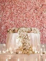 Pink Hydrangea Flower Backdrop Wall