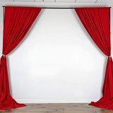 Red Drapes (Pipe n Drape Stand, Backdrop)