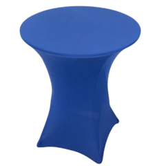 Royal Blue Fitted Cocktail Tablecloth