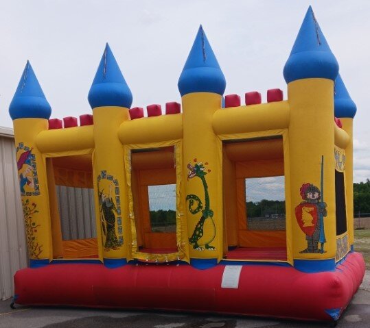 Knights Castle Yellow Bouncer
