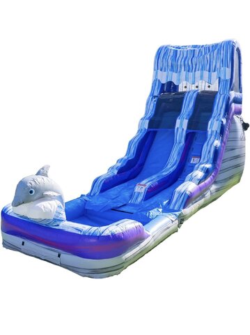 16ft Purple paradise water slide 