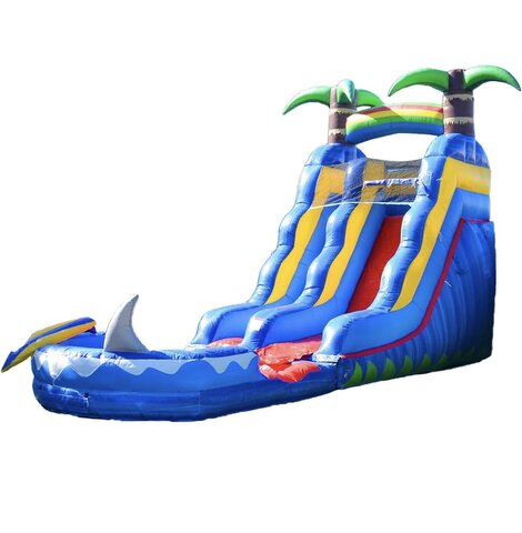 16ft Ocean Shark water slide