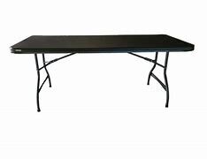 6ft Long Table Black