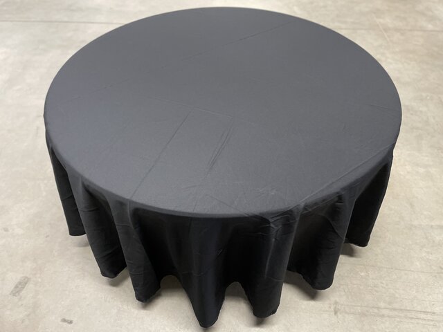 Black Round Tablecloths