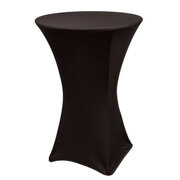 30"Black Spandex Cocktail Table Covers