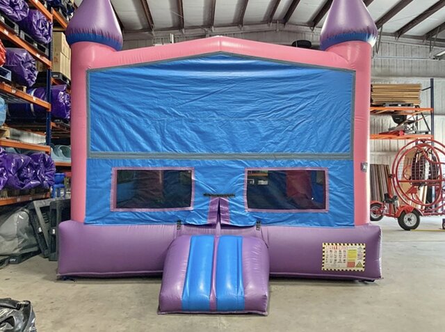 Pink and Purple Modular Bounce House