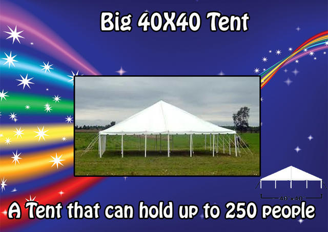 40X40 Tent