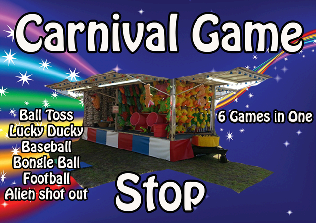 6 Game Carnival Prize Stop