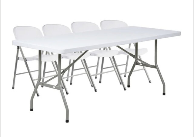 1 table 10 chairs