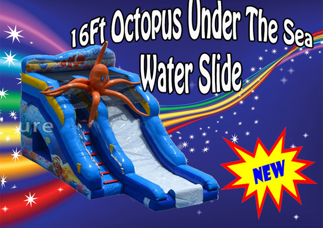 16ft Under The Sea Water Slide