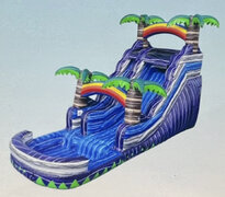 18’ purple crush single lane waterslide 18’ purple crush single lane waterslide
