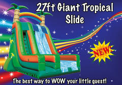 27ft Tropical Dry Slide