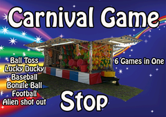 6 Game Carnival Prize Stop