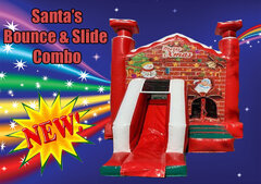 Santa's Workshop Bounce and Slide Combo