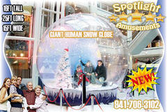 16ft Giant Human Snow Globe 