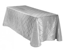 6 Foot Drape Table Linen 90 x 132 Inch Pintuck