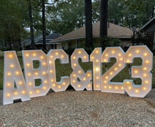 Marquee Numbers & Letters 4 Feet Tall
