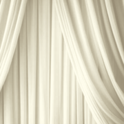 Ivory Interlock Pipe and Drape
