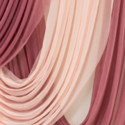 Chiffon/Voile White Pipe and Drape